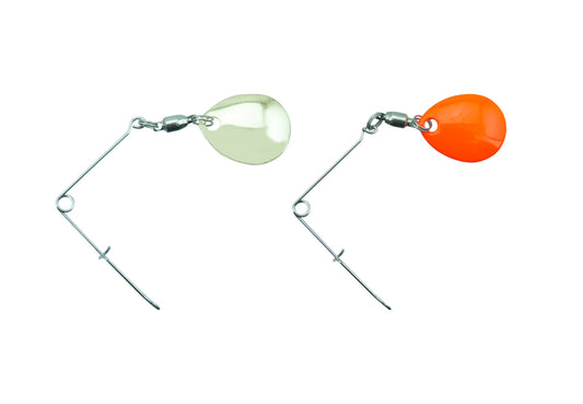 Spinner rig X-small 2-pack Gold/Fluo Red