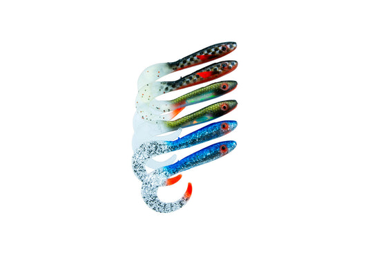 McRubber Tail 11cm 6 pack Mix Clear Sky