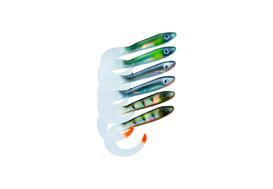 McRubber Tail 11cm 6 pack Mix Flash