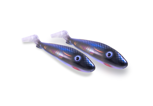 UV Series Big McRubber 25 cm Steel Blue Flash