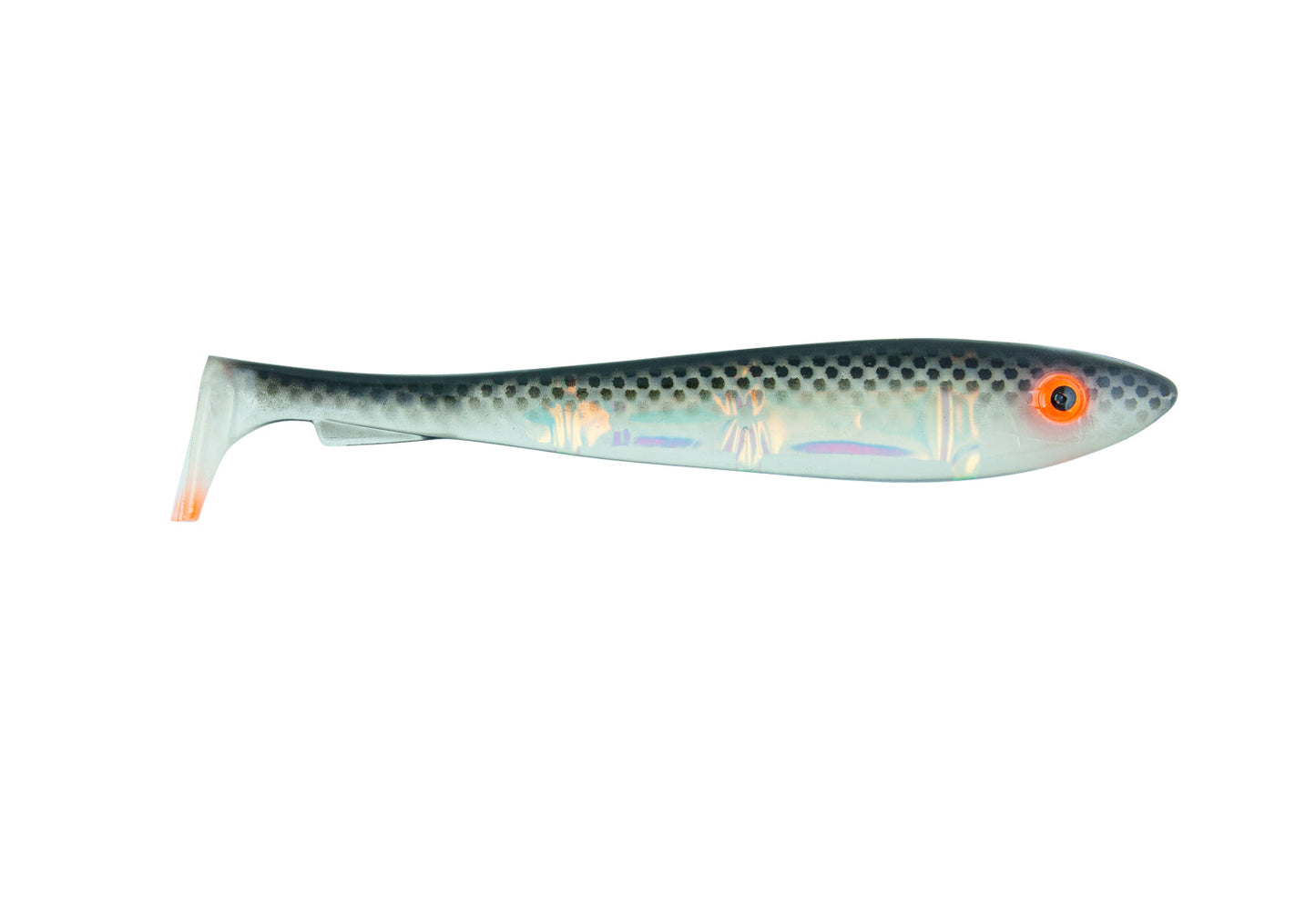 McRubber Flash Shad 17 cm UV Black Back 3-pack