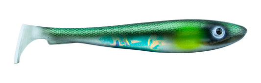 McRubber Flash Shad 23 cm Green Sunshine 2-pack