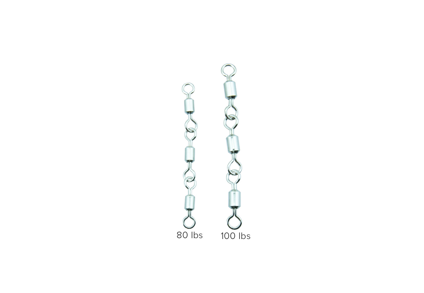SZ Jointed Rolling Swivles 3 link 3 pack