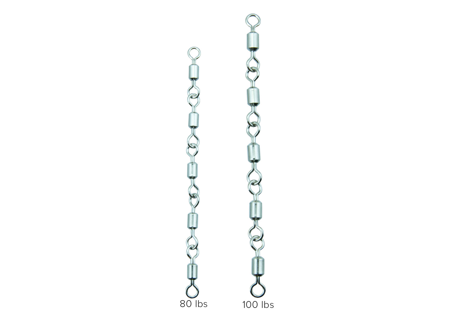 SZ Jointed Rolling Swivles 5 link 3 pack