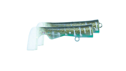 Ugly Louis Paddle tail 2-pack UV Electric Pike