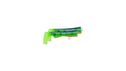 Ugly Louis Junior Paddle tail 2 pack Fire Tiger