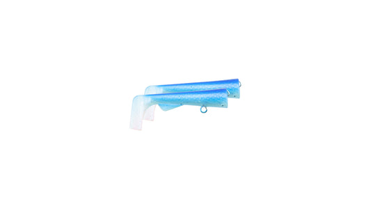 Ugly Louis Junior Paddle tail 2 pack Blue Pearl