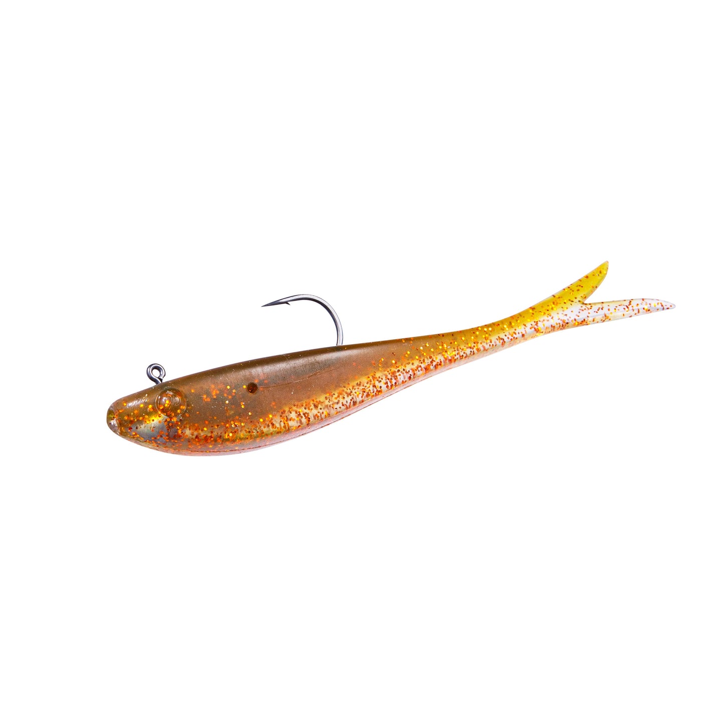 JB Fluke rigged 124 mm 11,7 g - 2 pack UV Brown Craw