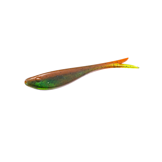 JB Fluke 124 mm 9,1 g - 3 pack Green Pumpkin