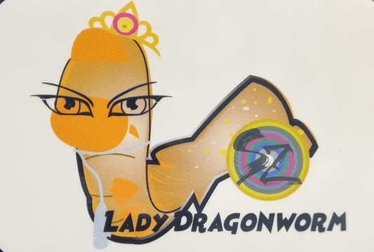 Klistermärken NED Lady Dragonworm