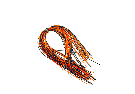 Silikonkjolar 3 pack 220 mm Svart / Fluo Orange