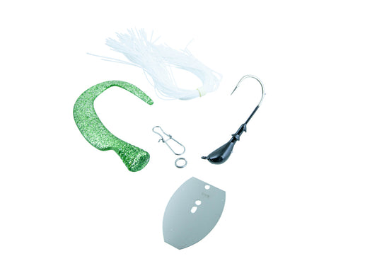Bygg en Bladed jig Large Sea Green/Pearl