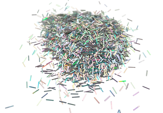 String Glitter 80g 3 mm Laser Silver