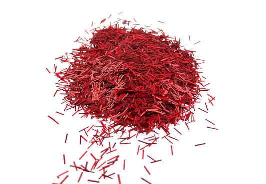 String Glitter 80g 3 mm Laser Red