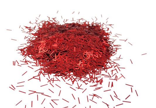 String Glitter 80g 3 mm Vermillion