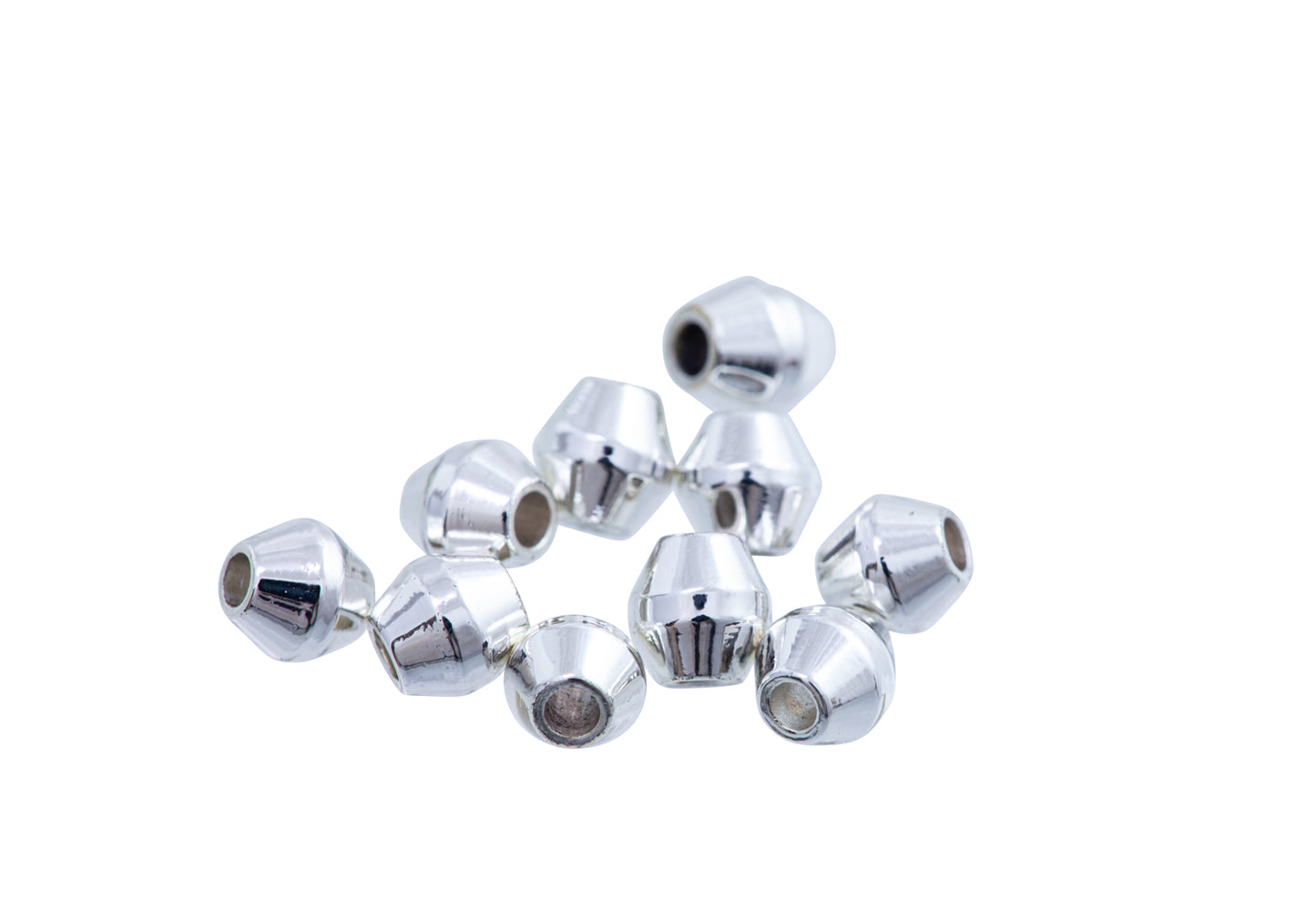 Pärla mässing Solid  4 mm 10 pack