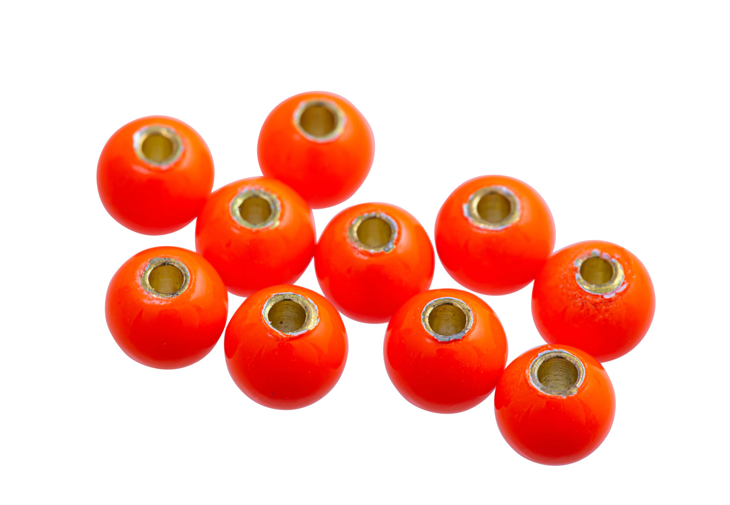 Pärla mässing Solid  6 mm 10 pack