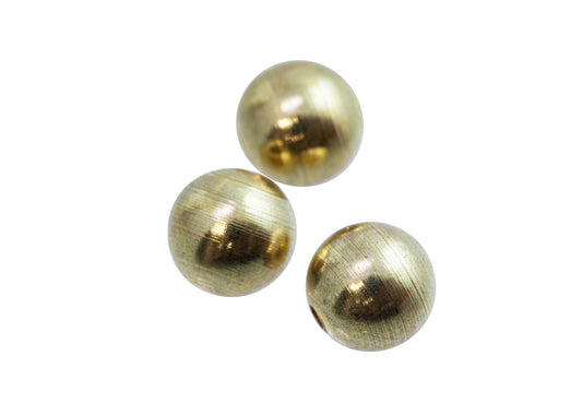 Pärla mässing Solid  8 mm 10 pack