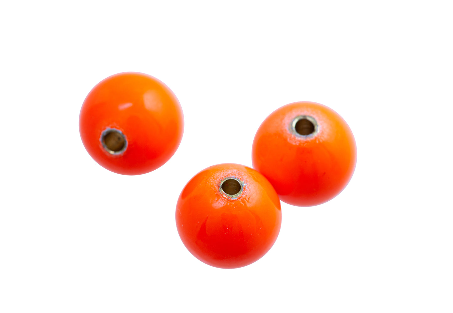 Pärla mässing Solid  8 mm 10 pack