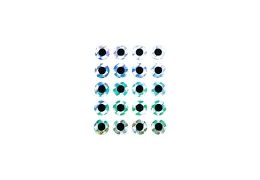 Klisterögon 2D 40 pack Silver