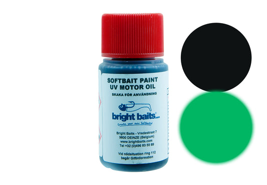 Bright Bait Softbait Paint - UV Motor Oil - 60ml