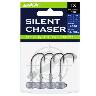 BKK Silent Chaser-Draggin´NED 4 pack 1/0 Lead
