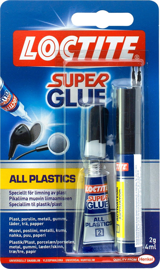 Loctite Lim All Plastic 2 g/4 ml