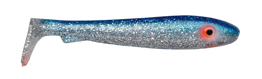 Big McRubber 25cm C0 Blue Silver Glitter
