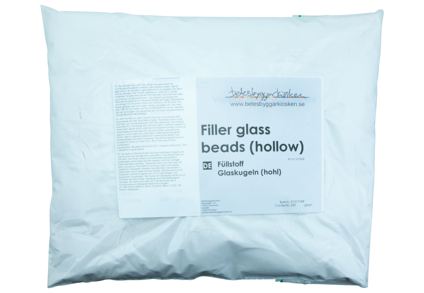 Ihåliga glaskulor 250 gram