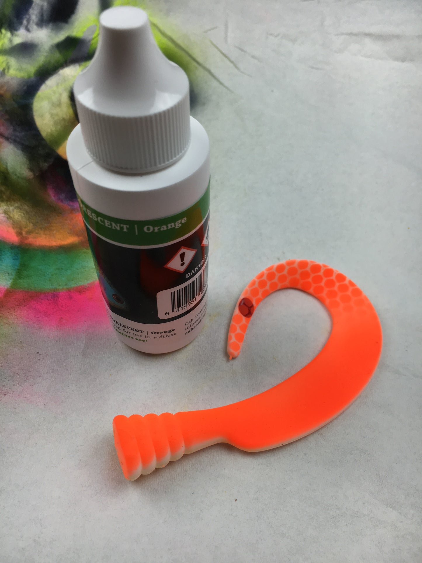 CAB färg 50ml Fluorescerande Orange