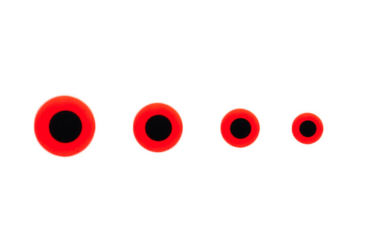 Klisterögon 2D 40 pack Fluo Red
