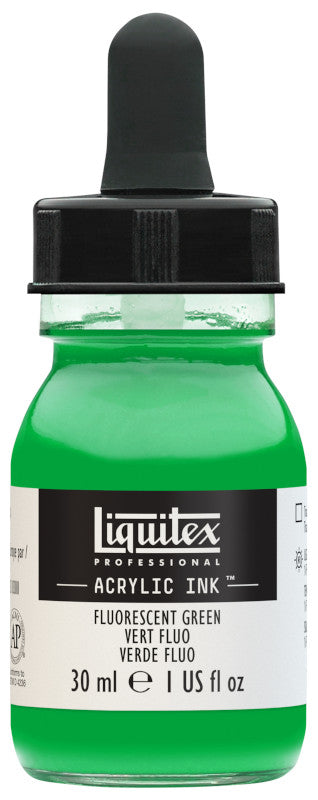 Liquitex Prof. Ink 30ml Fluorescent Green