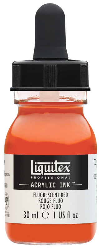 Liquitex Prof. Ink 30ml Fluorescent Red