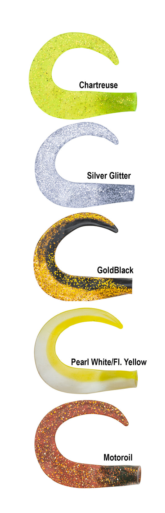 GlideTail svansar 15-pack Mix 1