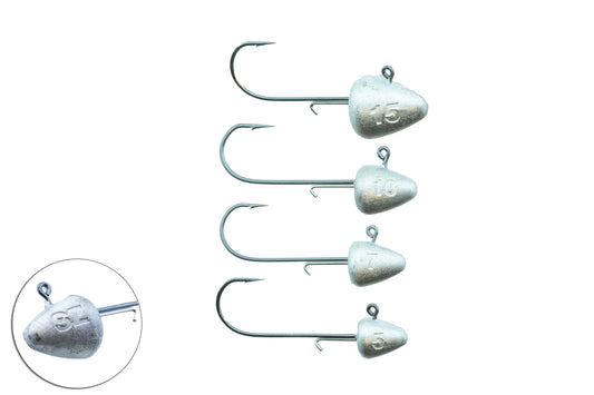 Jig heads Bismuth Alloy 2/0 - 2-pack