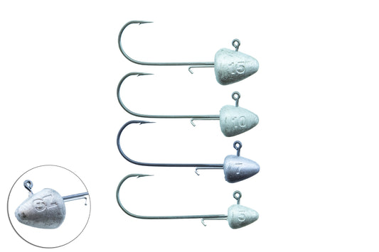 Jig heads Bismuth Alloy 4/0 - 2-pack