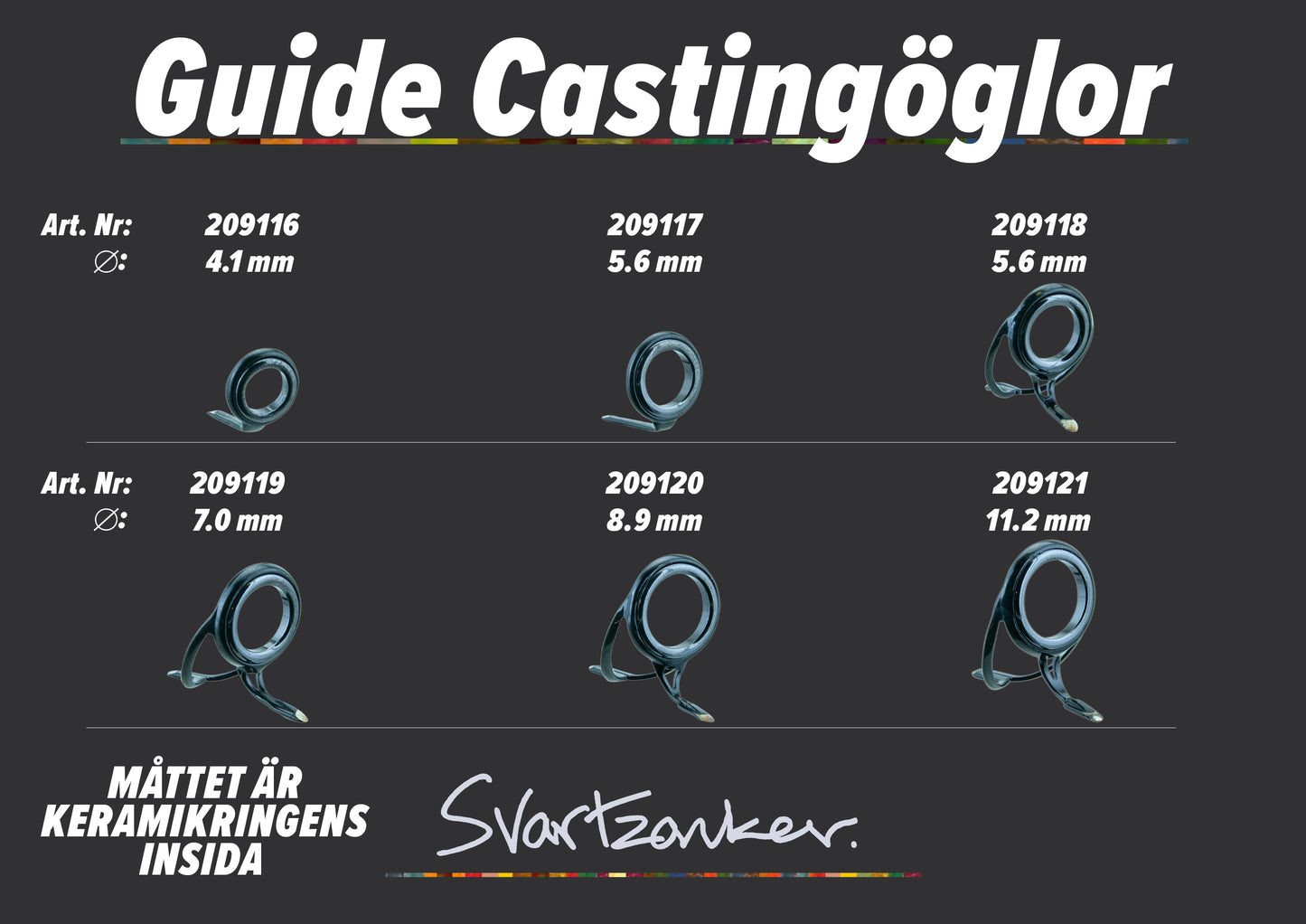 Tvåbent Spöring casting 5.6mm