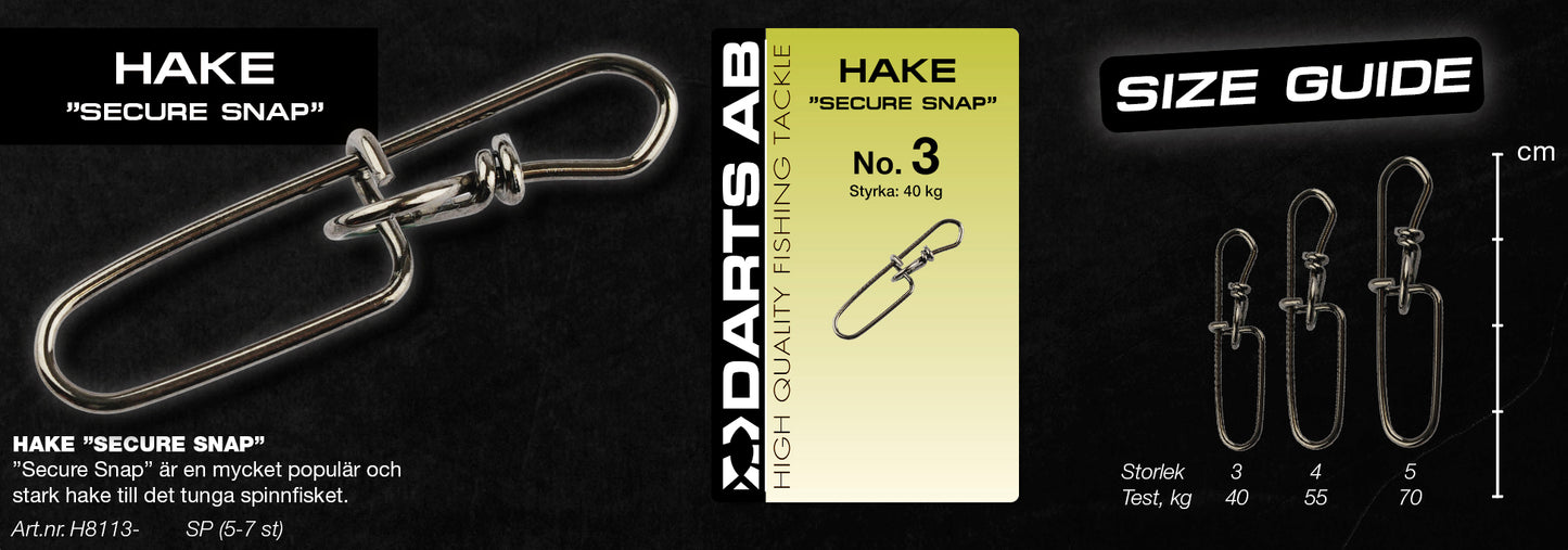Darts Hake Secure Snap