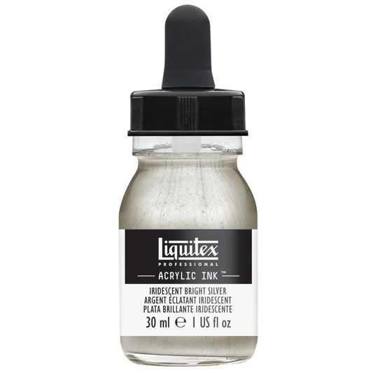 Liquitex Prof. Ink 30ml Iridescent Bright Silver