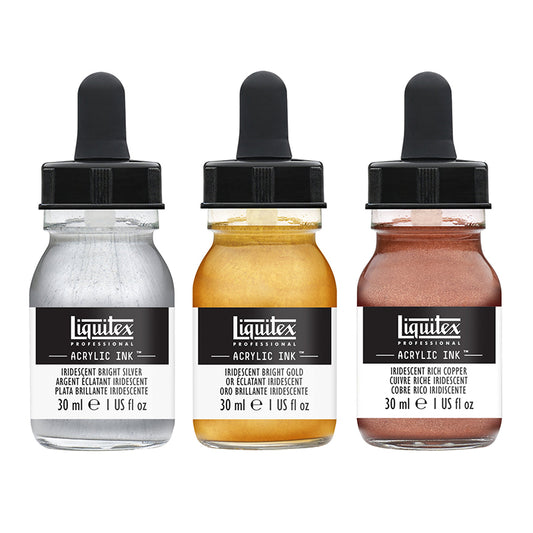 Liquitex Prof. Ink Set Iridecents 3 x 30ml