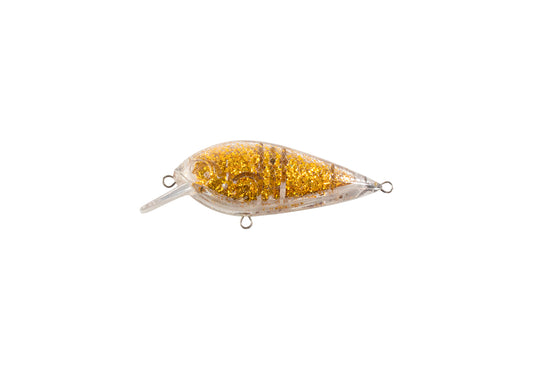 McRumbler 7 cm kropp omålad Guld Glitter
