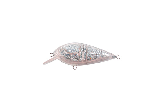 McRumbler 7 cm kropp omålad Silver Glitter