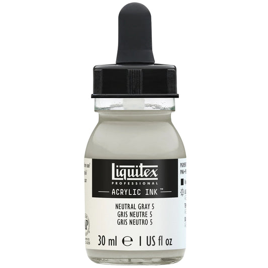 Liquitex Prof. Ink 30ml Neutral Grey 5