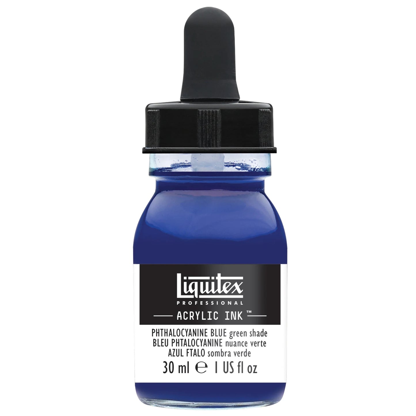 Liquitex Prof. Ink 30ml Phthalocyanine Blue (green shade)