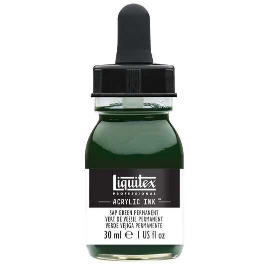 Liquitex Prof. Ink 30ml  Sap Green permanent