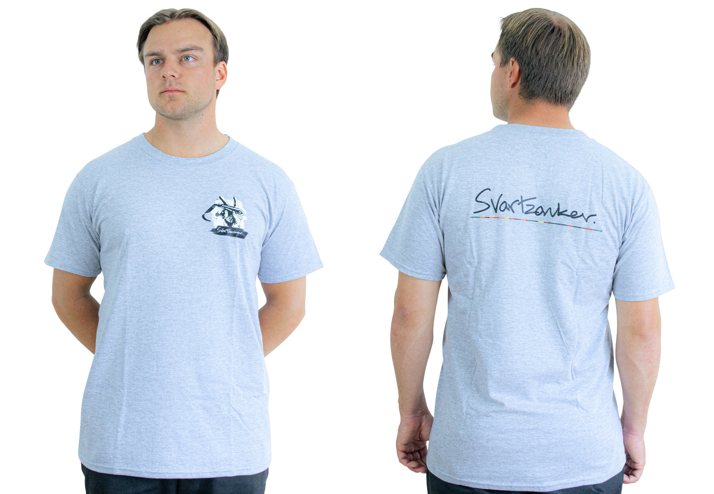 Svartzonker Peace Out T-shirt Grå