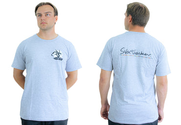 Svartzonker Peace Out T-shirt Grå