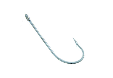 Trailerkrok enkel 9/0 Nickel 4 pack