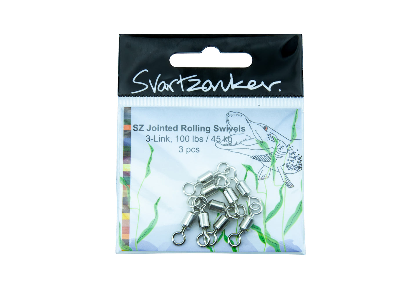 SZ Jointed Rolling Swivles 3 link 3 pack