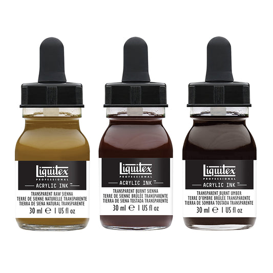 Liquitex Prof. Ink Set Transparent 3 x 30ml